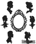 Набор резиновых штампов Stampers Anonymous - Stampers Anonymous - Tim Holtz - Artful Silhouettes Stamp Set, 7 шт - ScrapUA.com