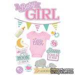 Наклейки от Paper House - 3D Stickers - Baby Girl, 11,4x21,5 см - ScrapUA.com