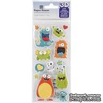 Наклейки от Paper House - Puffy Stickers - Monsters, 7,6x16,5 см - ScrapUA.com