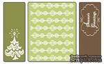 Папка для тиснения от Sizzix Textured Impressions Embossing Folders 3PK - Season&#039;s Greetings Set - ScrapUA.com