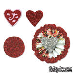 Лезвия от Sizzix - Sizzlits Die Set 3PK - Accordion Fold Flowers Set №2, 3 шт. - ScrapUA.com