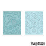 Набор папок для тиснения Sizzix - Textured Impressions Embossing Folders 2PK - Free Spirit Florals Set, 2 шт. - ScrapUA.com