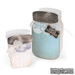 Ножи от Sizzix - ScoreBoards XL Die - Canning Jars, 3-D - Банки консервные, 3-D - ScrapUA.com