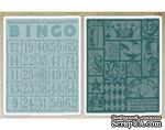 Набор папок для тиснения Sizzix Texture Fades Embossing Folders - Bingo &amp; Patchwork Set, 2 шт. - ScrapUA.com