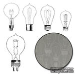 Набор высечек от Maya Road -  Eureka Light Bulb Transparencies - White - ScrapUA.com