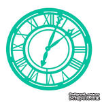 Маска (трафарет) от Kaisercraft - Clock -template T402, 12,5 Х 12,5СМ - ScrapUA.com