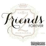 Акриловый штамп Lesia Zgharda TA029 FRIENDS FOREVER, 8.0х3.9 см. - ScrapUA.com