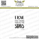 Акриловый штамп Lesia Zgharda I LOVE you more than all the STARS TA138 - ScrapUA.com