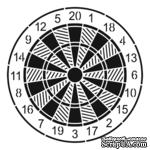 Маска The Crafter&#039;s Workshop - Mini Template Dartboard, 15х15 см - ScrapUA.com