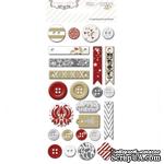 Пуговицы Teresa Collins - Tinsel and Company - Decorative Buttons - ScrapUA.com