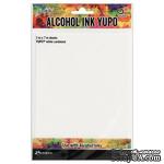 Бумага для алкогольных чернил Ranger Alcohol Ink Yupo Cardstock White, цвет белый, 12.5х17.5 см, 10 листов - ScrapUA.com