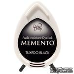 Чернила для штампинга Tsukineko - Memento Dew Drops Tuxedo Black - ScrapUA.com