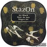 Чернила Tsukineko StazOn Midi Ink Pad - Jet Black - ScrapUA.com