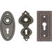 Набор металлических украшений Tim Holtz - Idea-Ology Metal Large Keyholes, 3 штуки, замочные скважины - ScrapUA.com