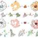 Штампы + Ножи для вырубки от Altenew - Build-A-Flower: Build-A-Flower: Anemone Coronaria, 24 штампа + 8 ножей - ScrapUA.com