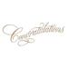 Пластины для фольгирования от Spellbinders - Copperplate Script Congratulations - ScrapUA.com